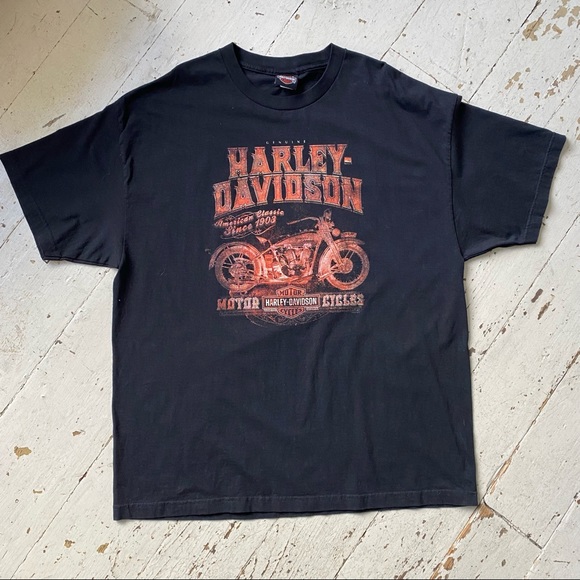 Genuine Harley Davidson American Classic Motorcycles Rummel Durham NC Tee Shirt - Picture 7 of 10